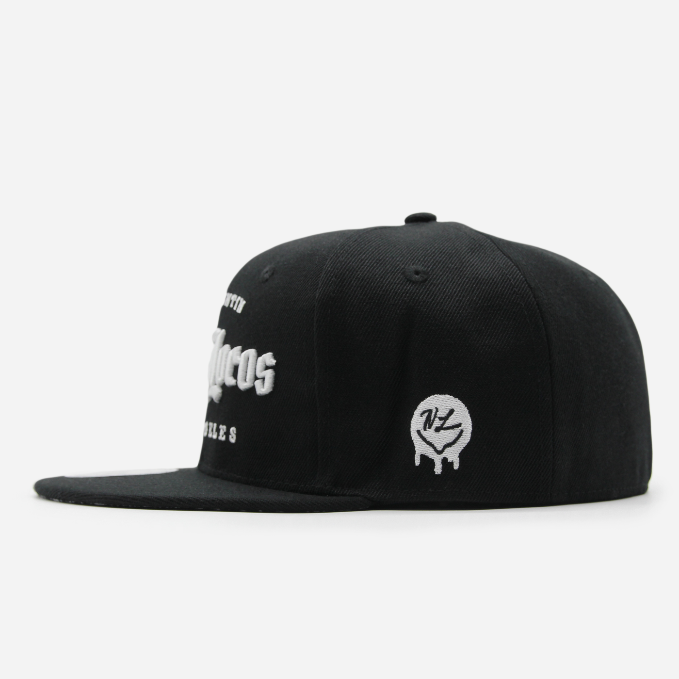 San Quentin Vatos Locos Old English Logo Fitted Black