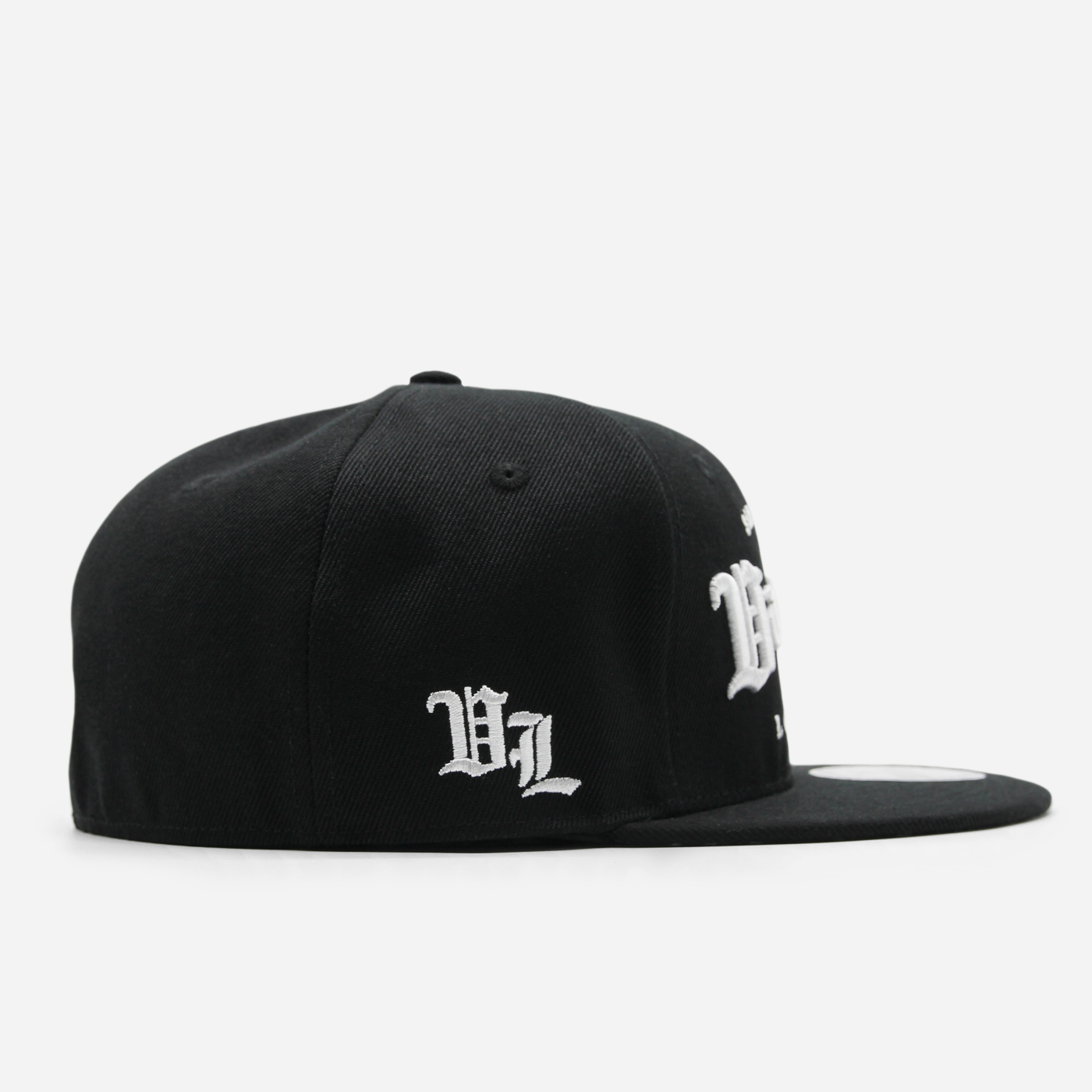 San Quentin Vatos Locos Old English Logo Fitted Black