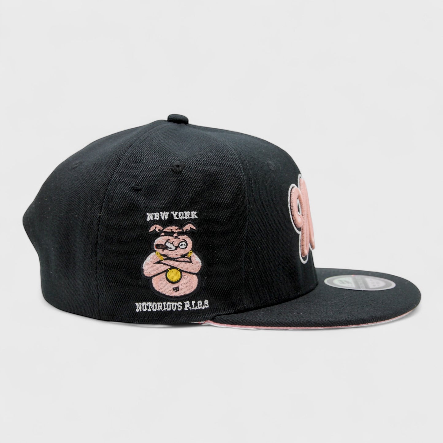 New York Notorious Pigs Snapback Black/Pink