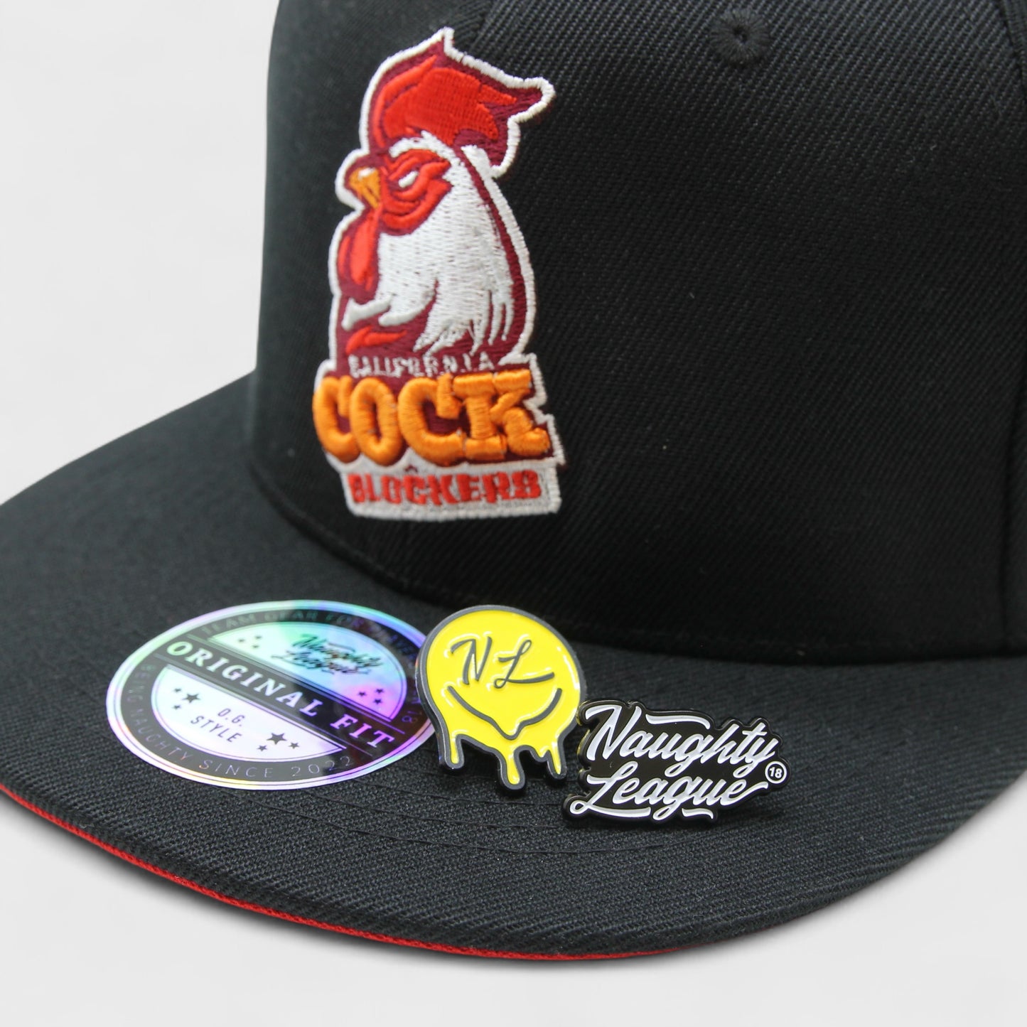 California Cock Blockers Snapback Black
