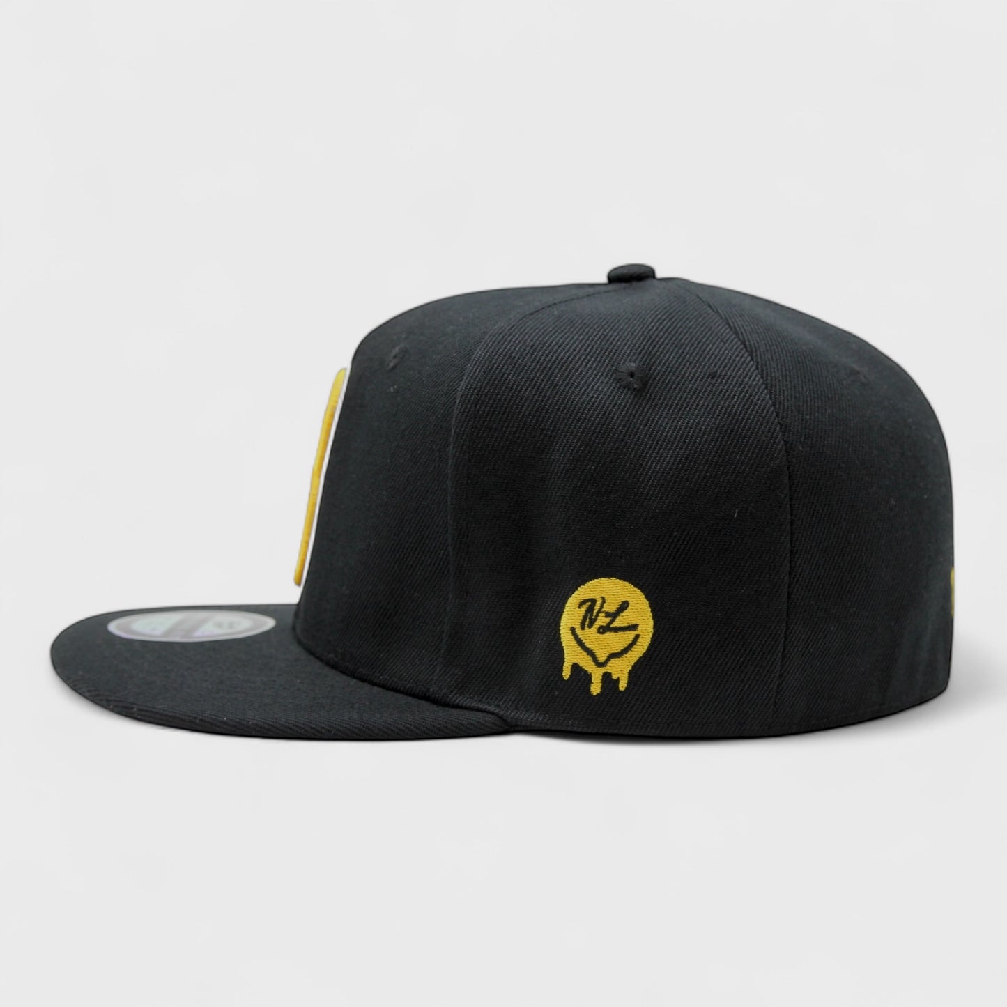 Texas Beaver Hunters Letter Logo Fitted Black/Yellow