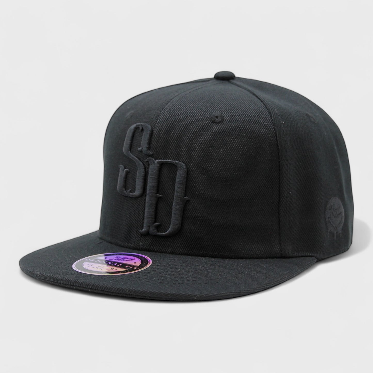 San Diego Shrimp Dicks Icon Logo Snapback Black/Black