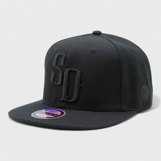San Diego Shrimp Dicks Icon Logo Snapback Black/Black