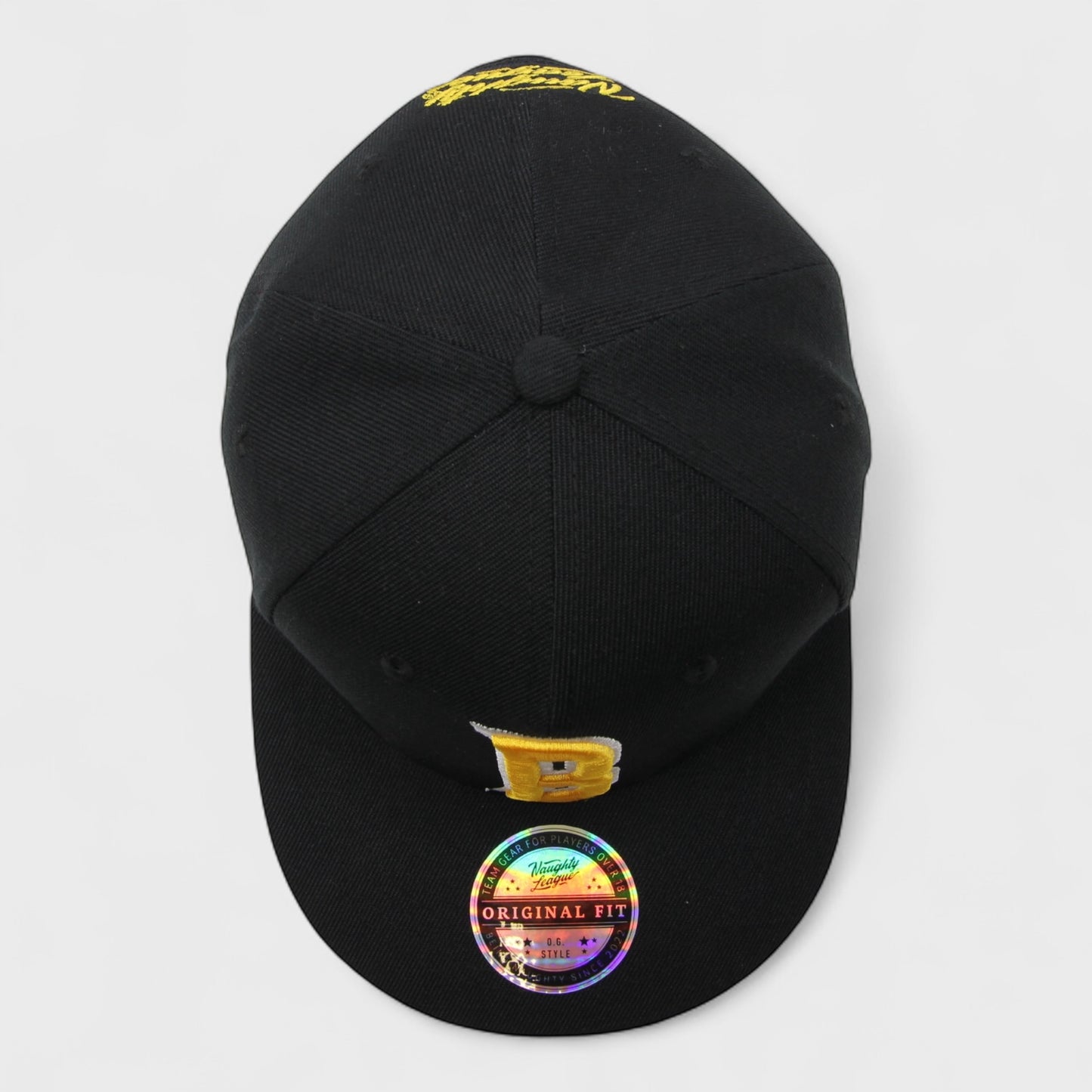 Texas Beaver Hunters Letter Logo Snapback Black/Yellow
