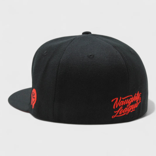 California Cock Blockers Logo Fitted Black