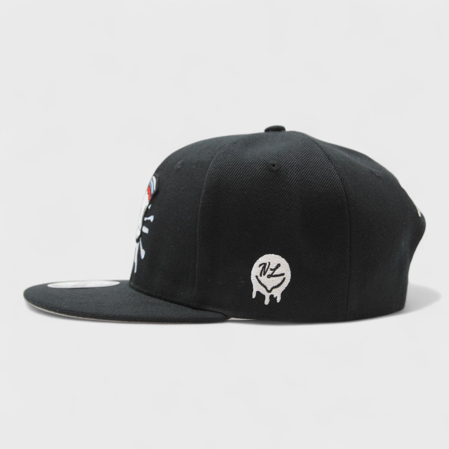 Boston Wank Sox Splash Logo Snapback Black
