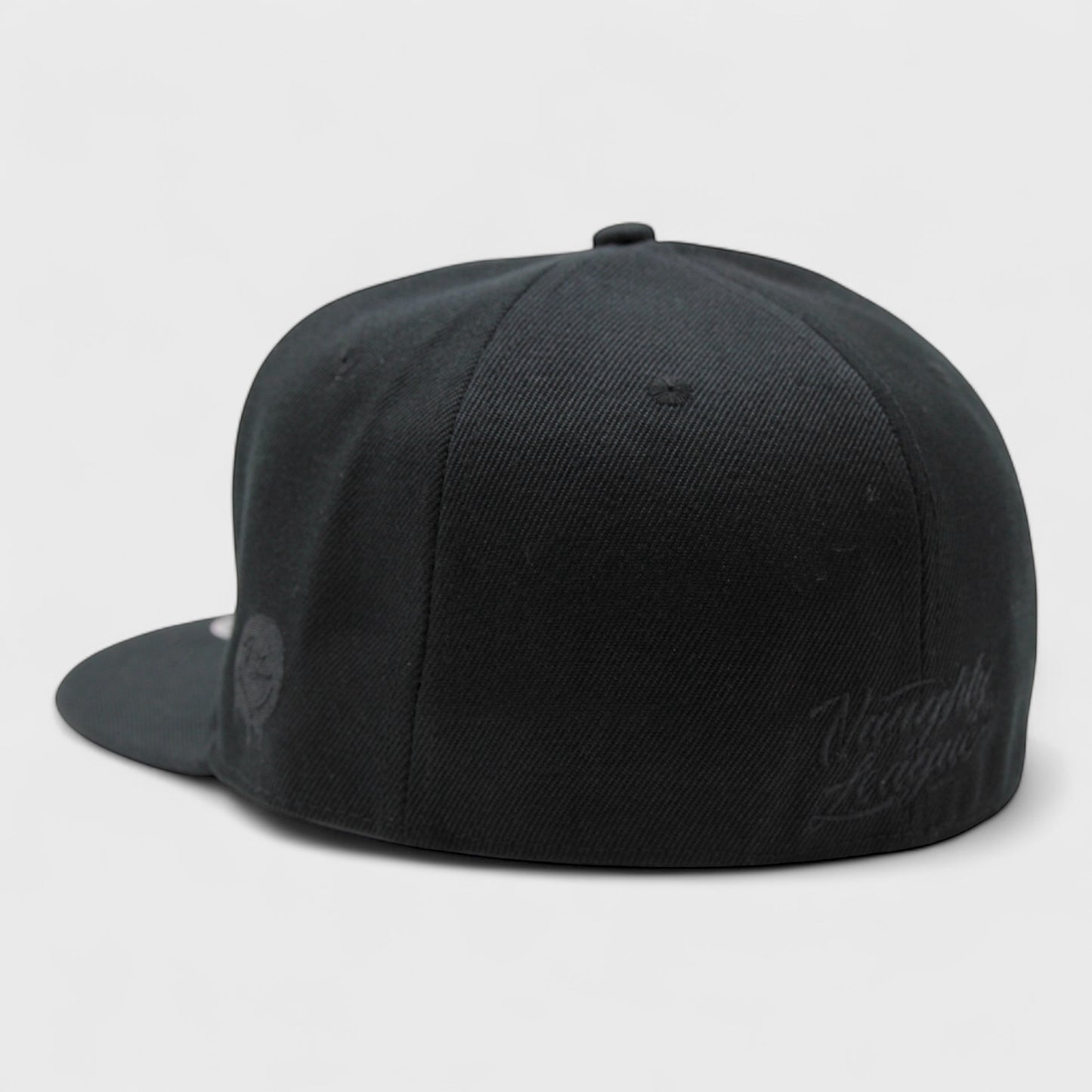 San Diego Shrimp Dicks Icon Logo Fitted Black/Black