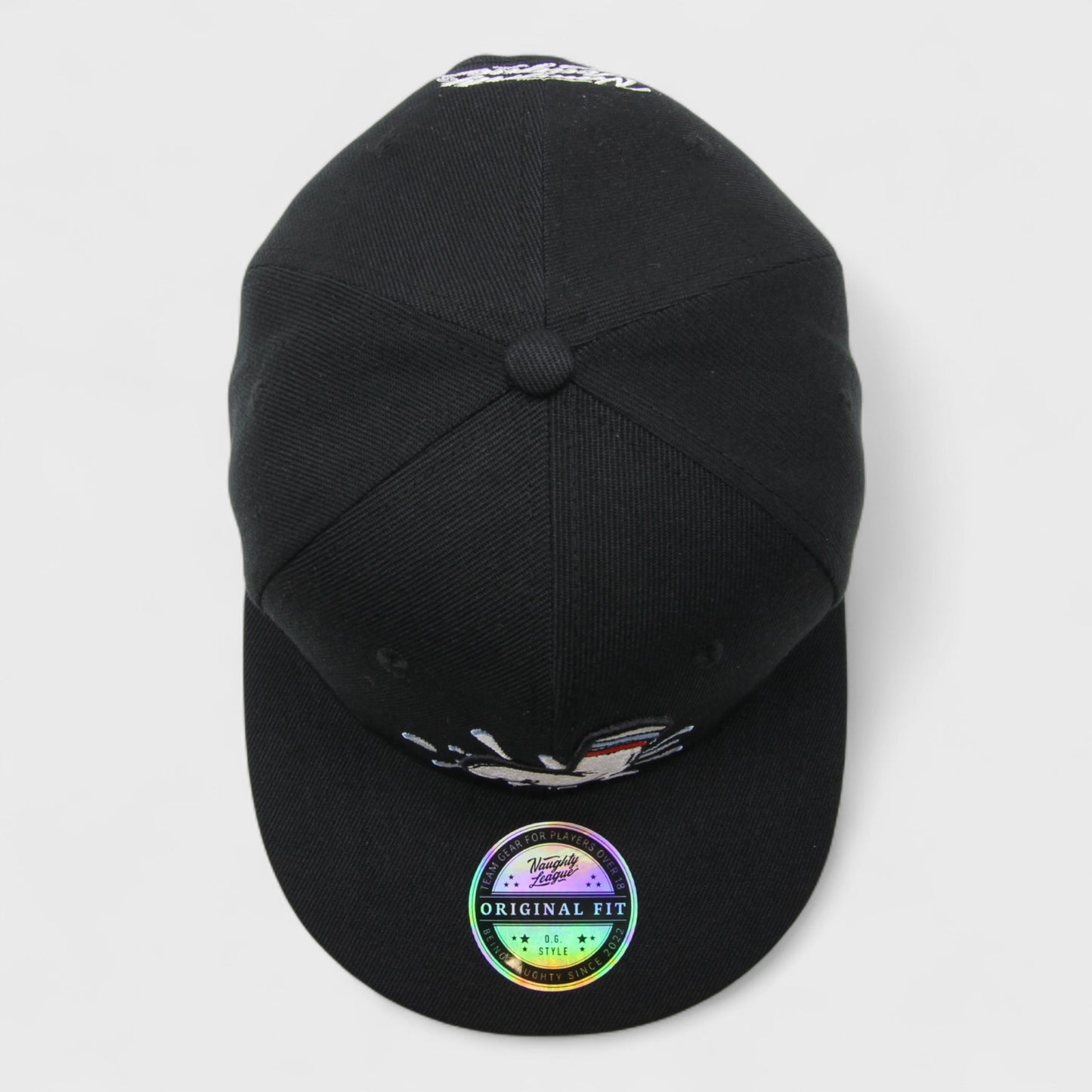 Boston Wank Sox Splash Logo Snapback Black