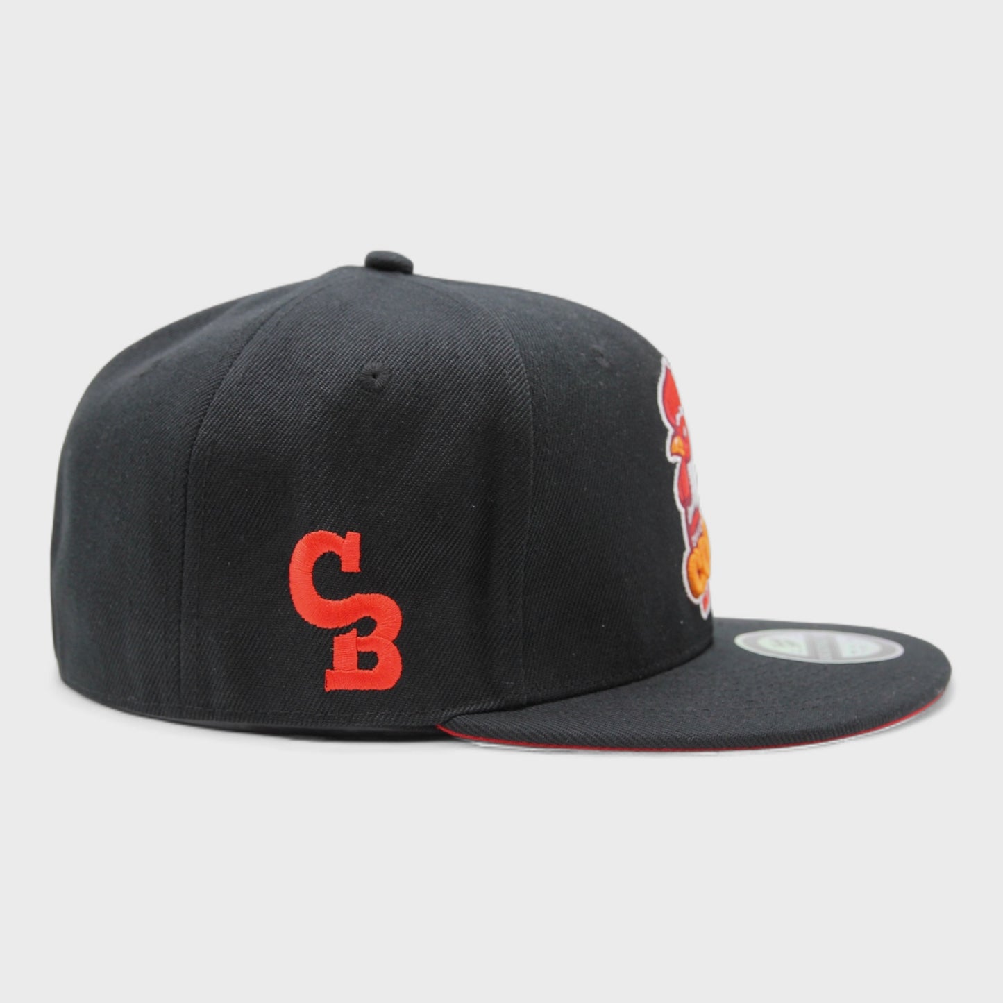 California Cock Blockers Logo Fitted Black