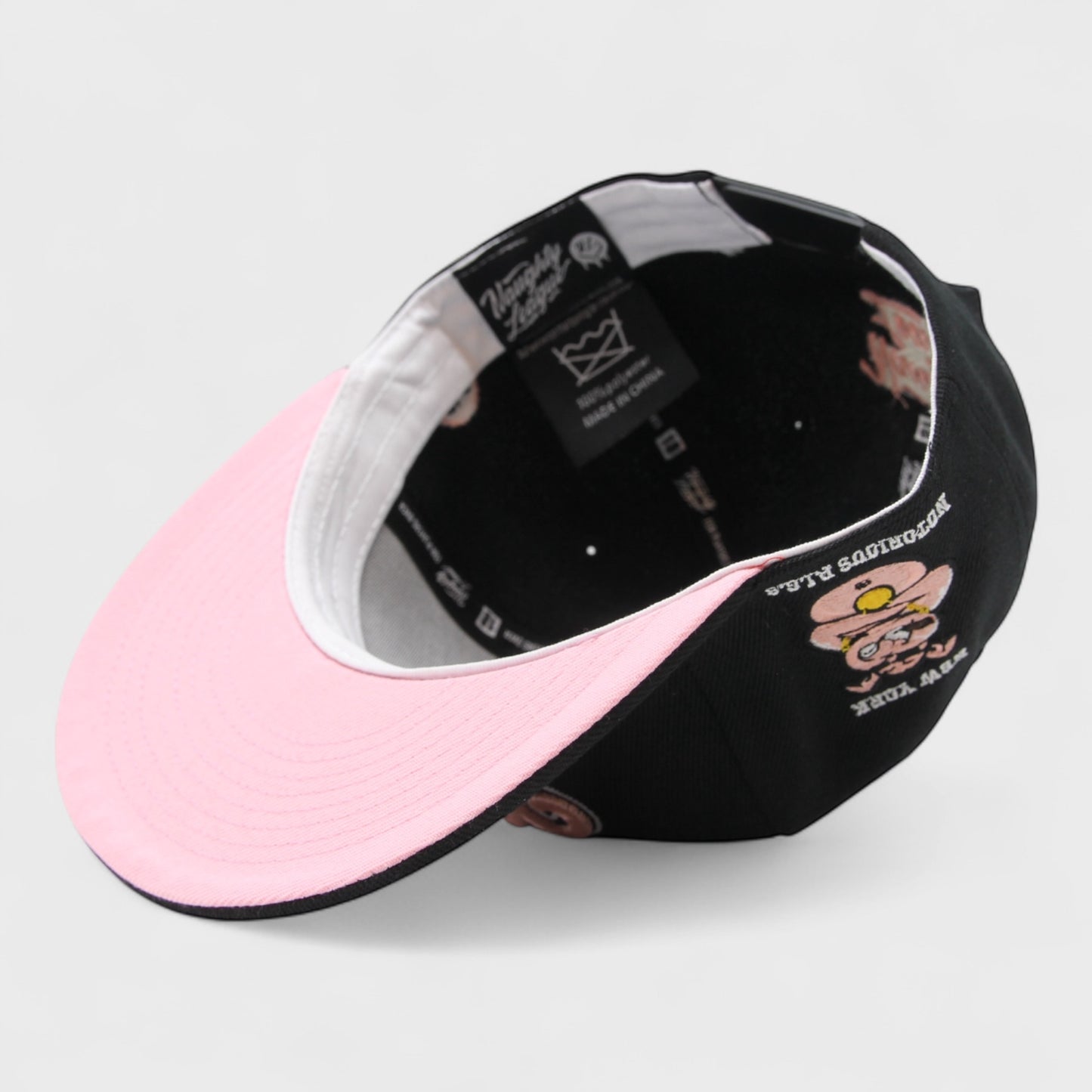 New York Notorious Pigs Snapback Black/Pink