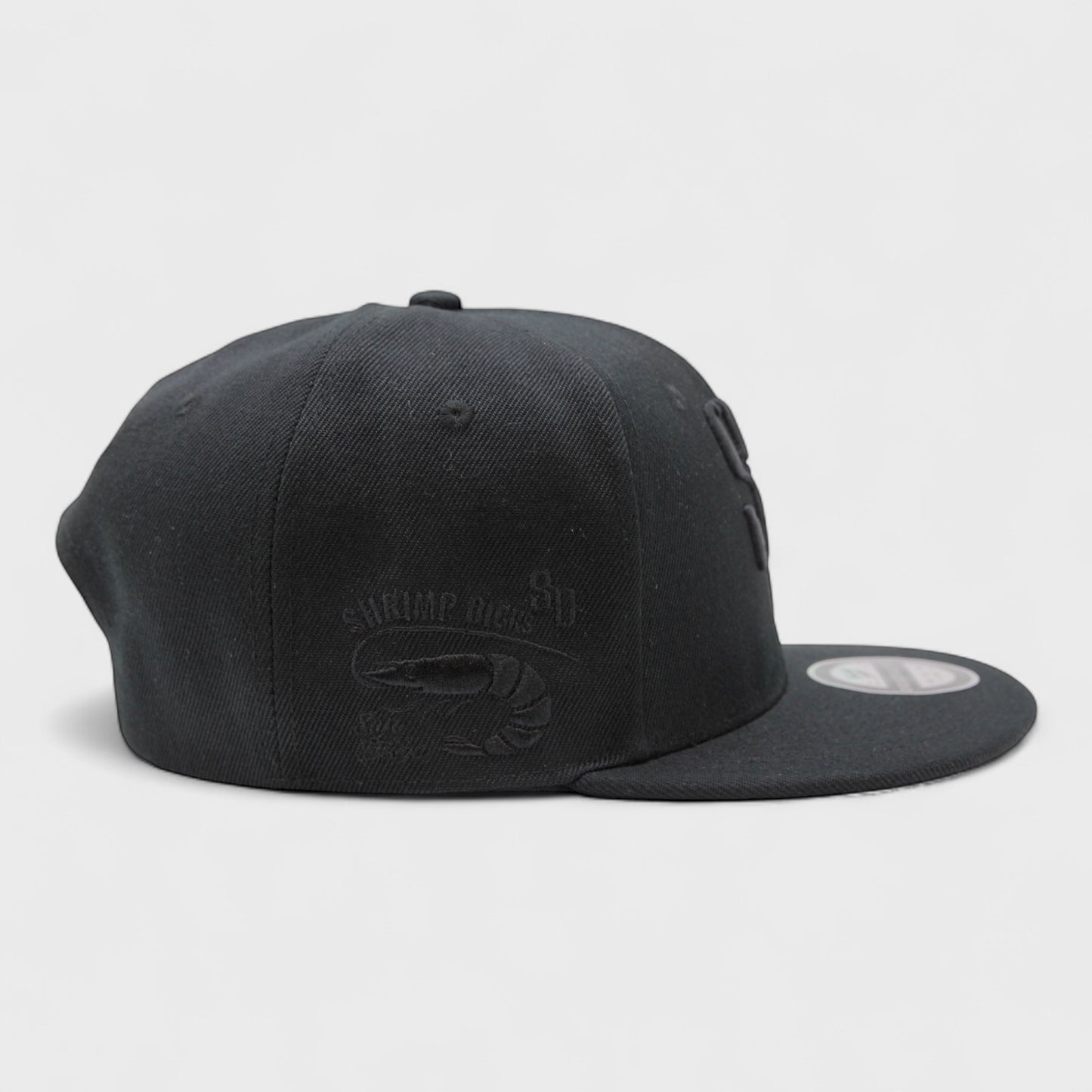 San Diego Shrimp Dicks Icon Logo Snapback Black/Black