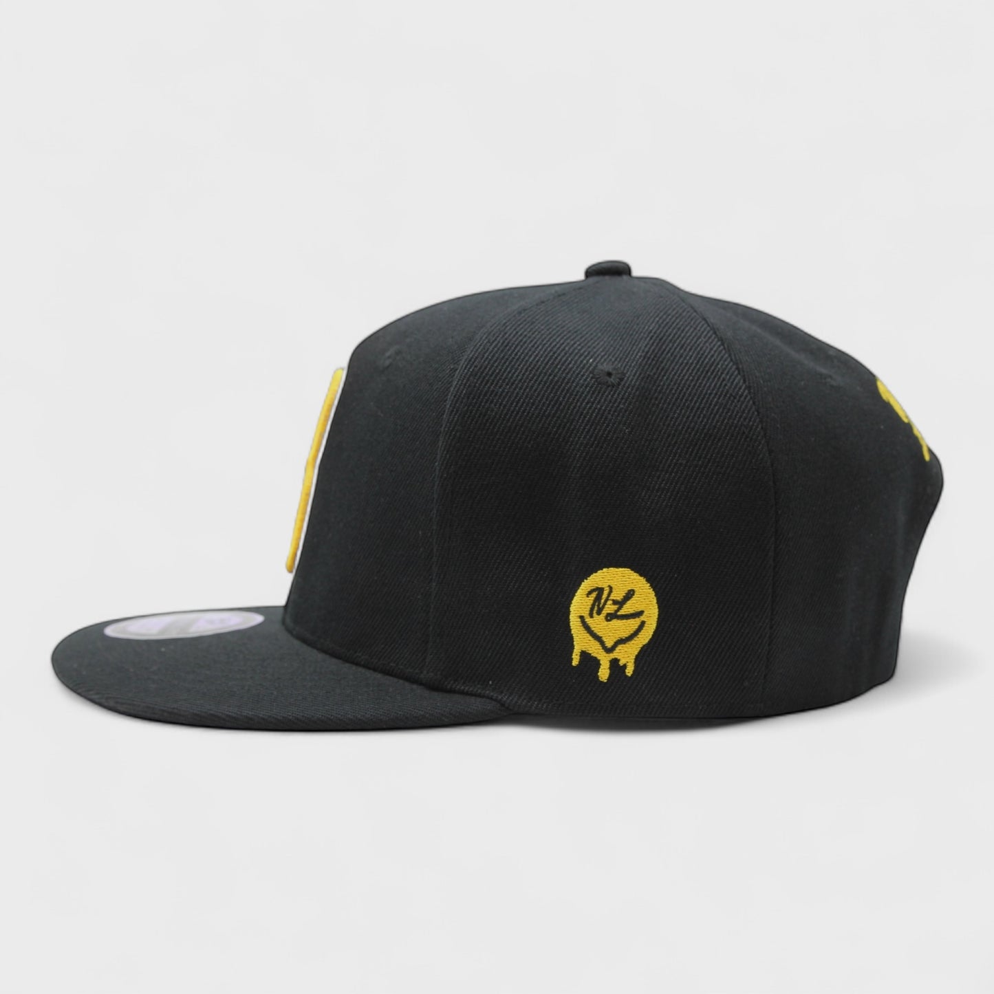 Texas Beaver Hunters Letter Logo Snapback Black/Yellow