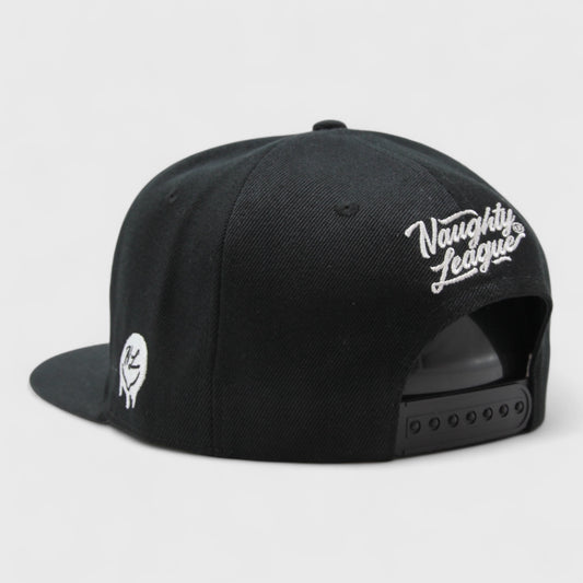 Boston Wank Sox Splash Logo Snapback Black