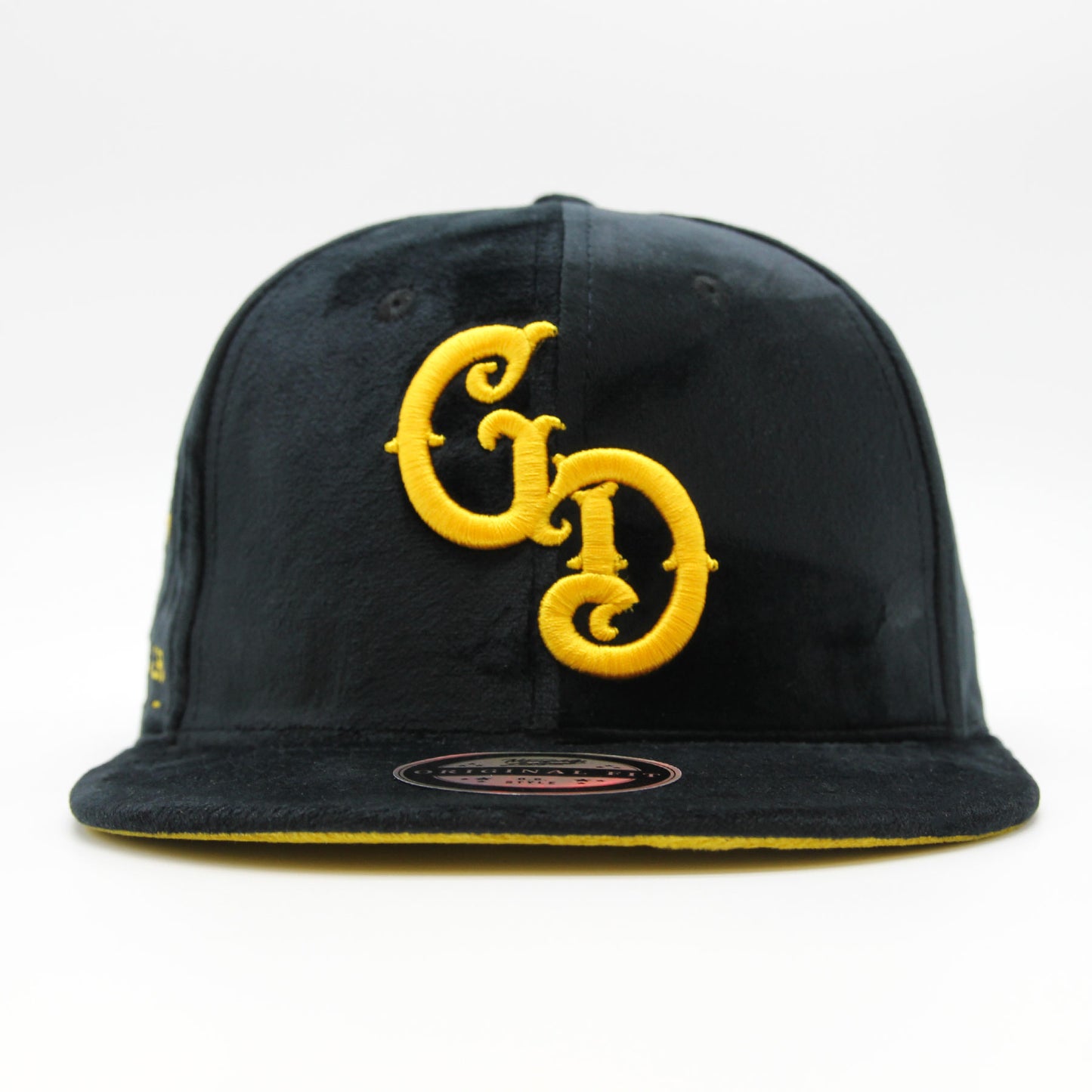 Naughty League Las Vegas Gold Diggers fitted velvet black/gold