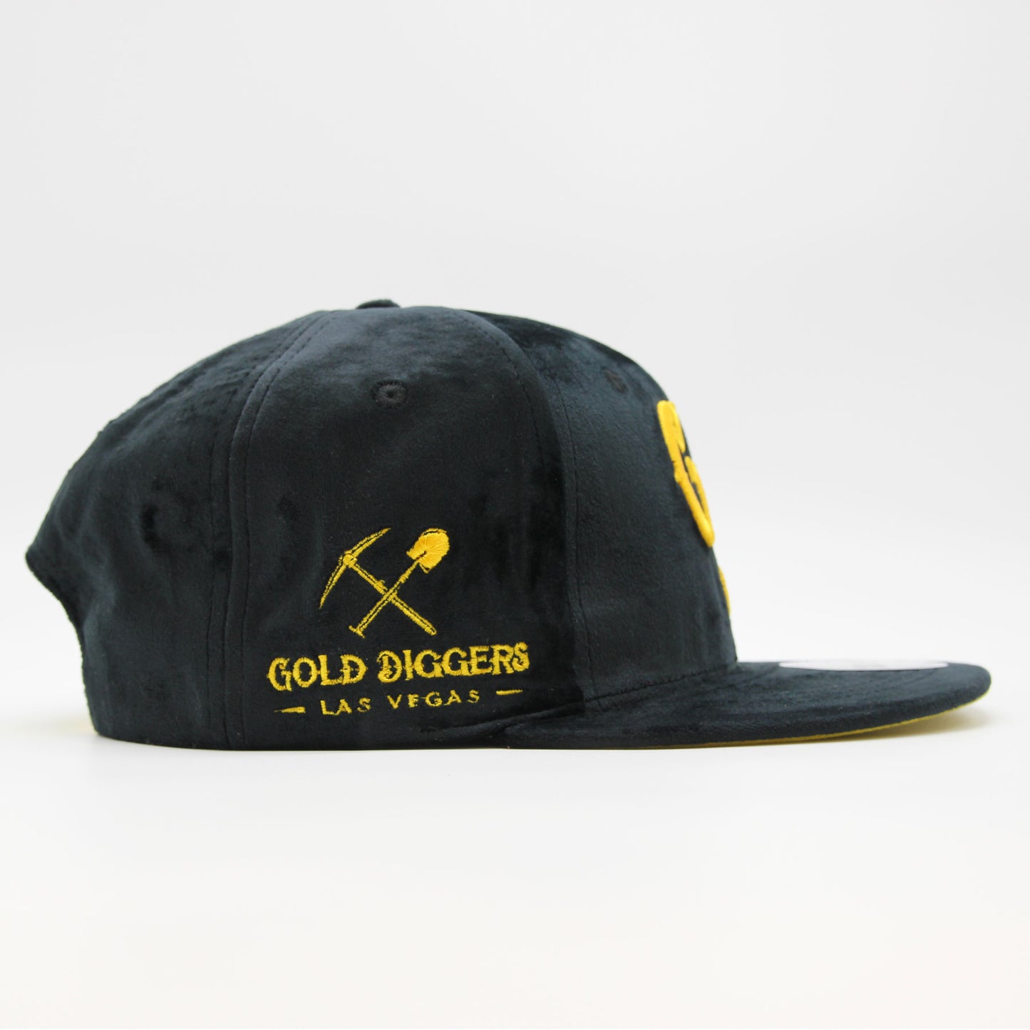 Naughty League Las Vegas Gold Diggers snapback velvet black/gold