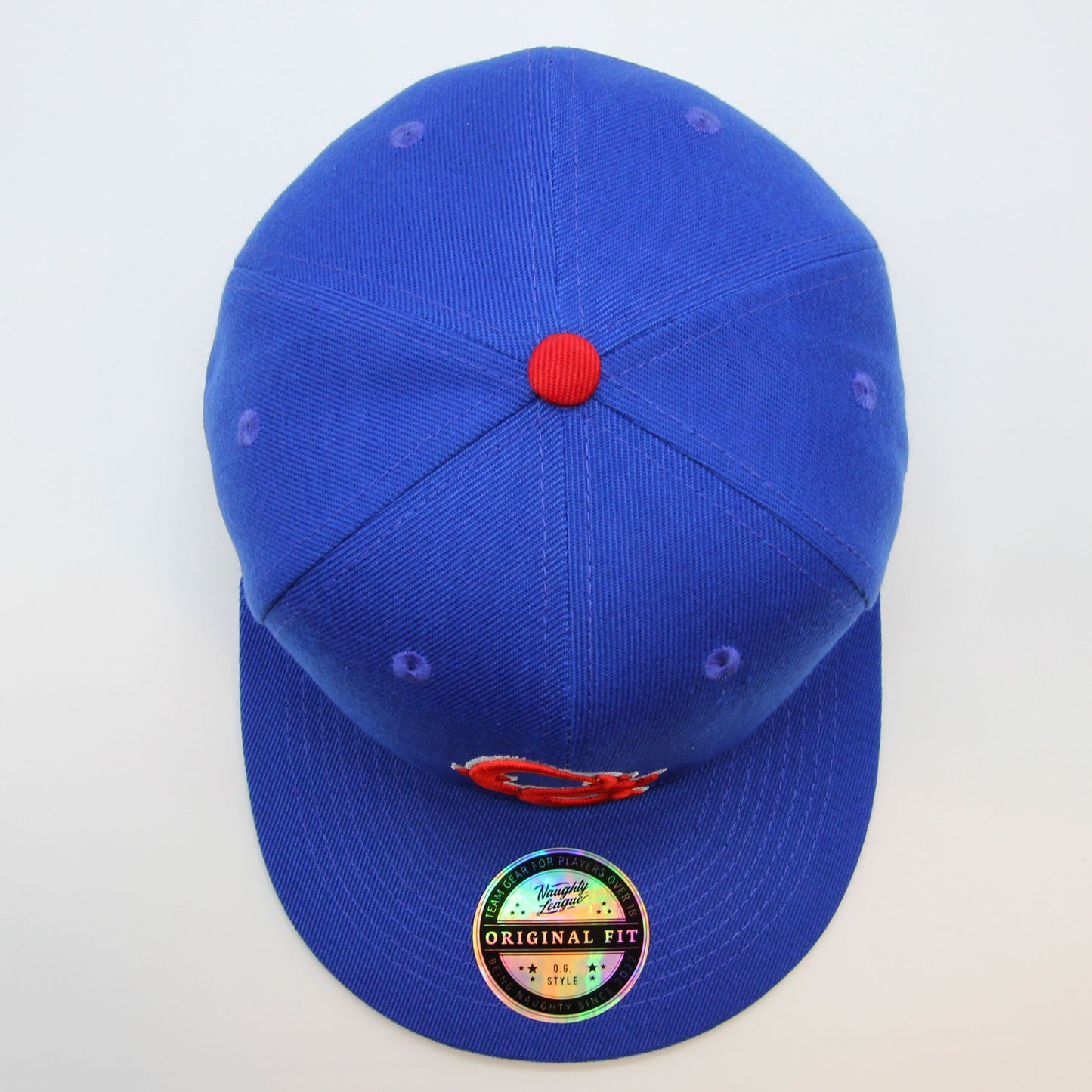 Naughty League South Central Original Gangsters fitted royal/red