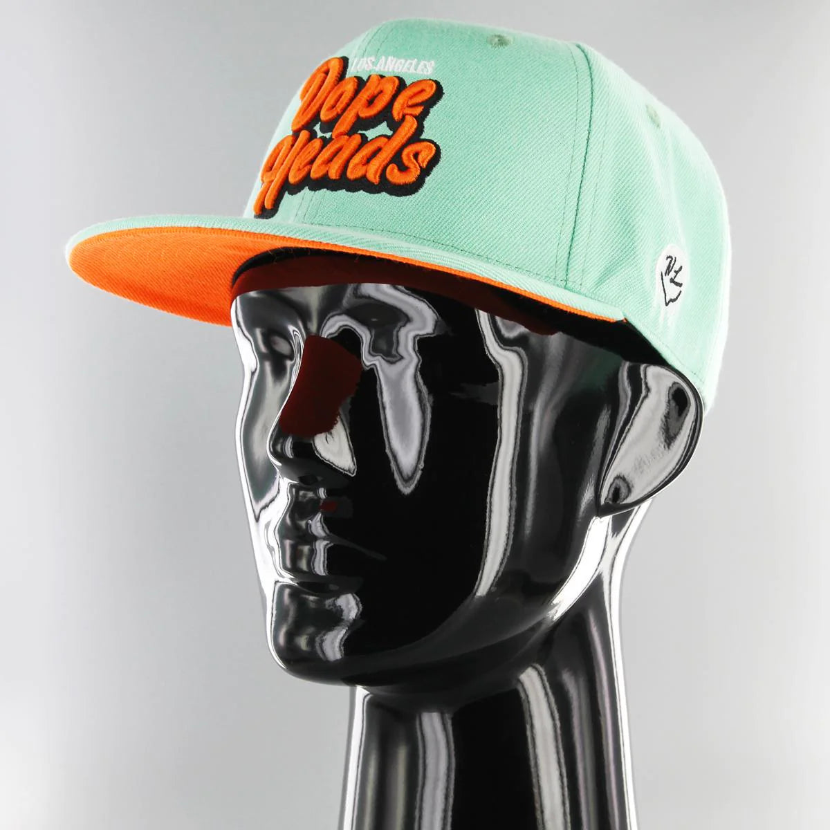 Los Angeles Dope Heads Fitted Aqua