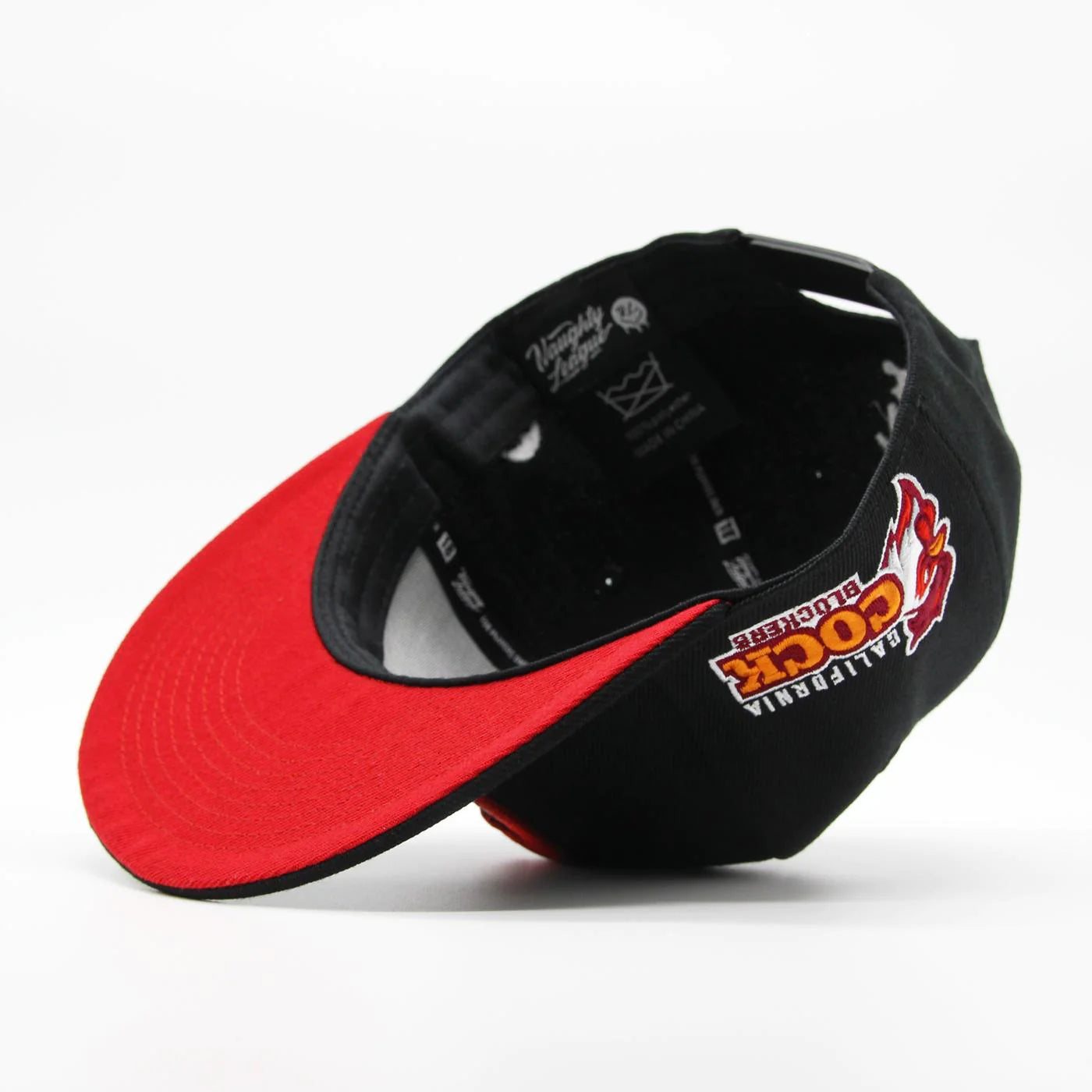 California Cock Blocks Letter Logo Snapback Black