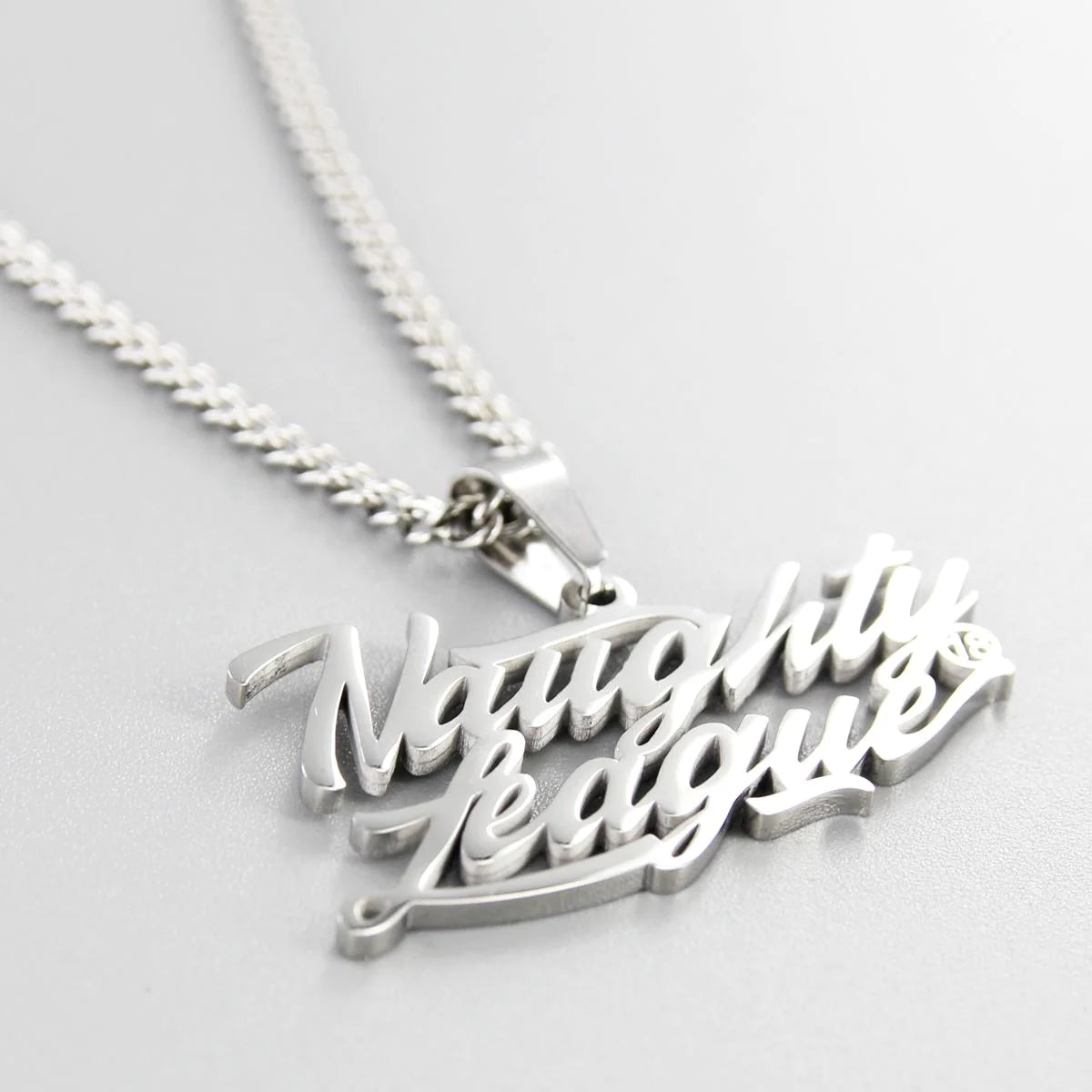 Branded Logo Necklace Steel