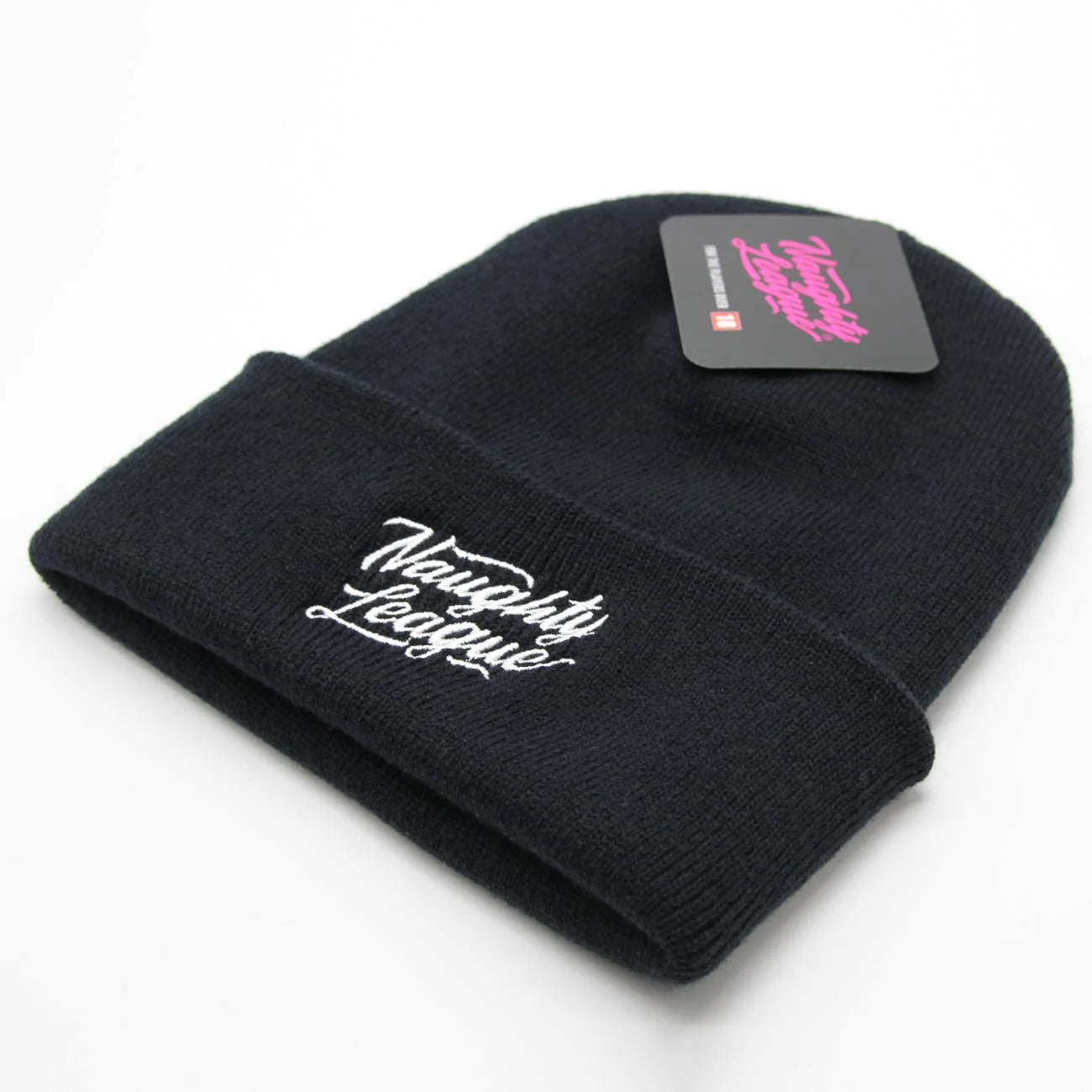 Branded Cuff Beanie black