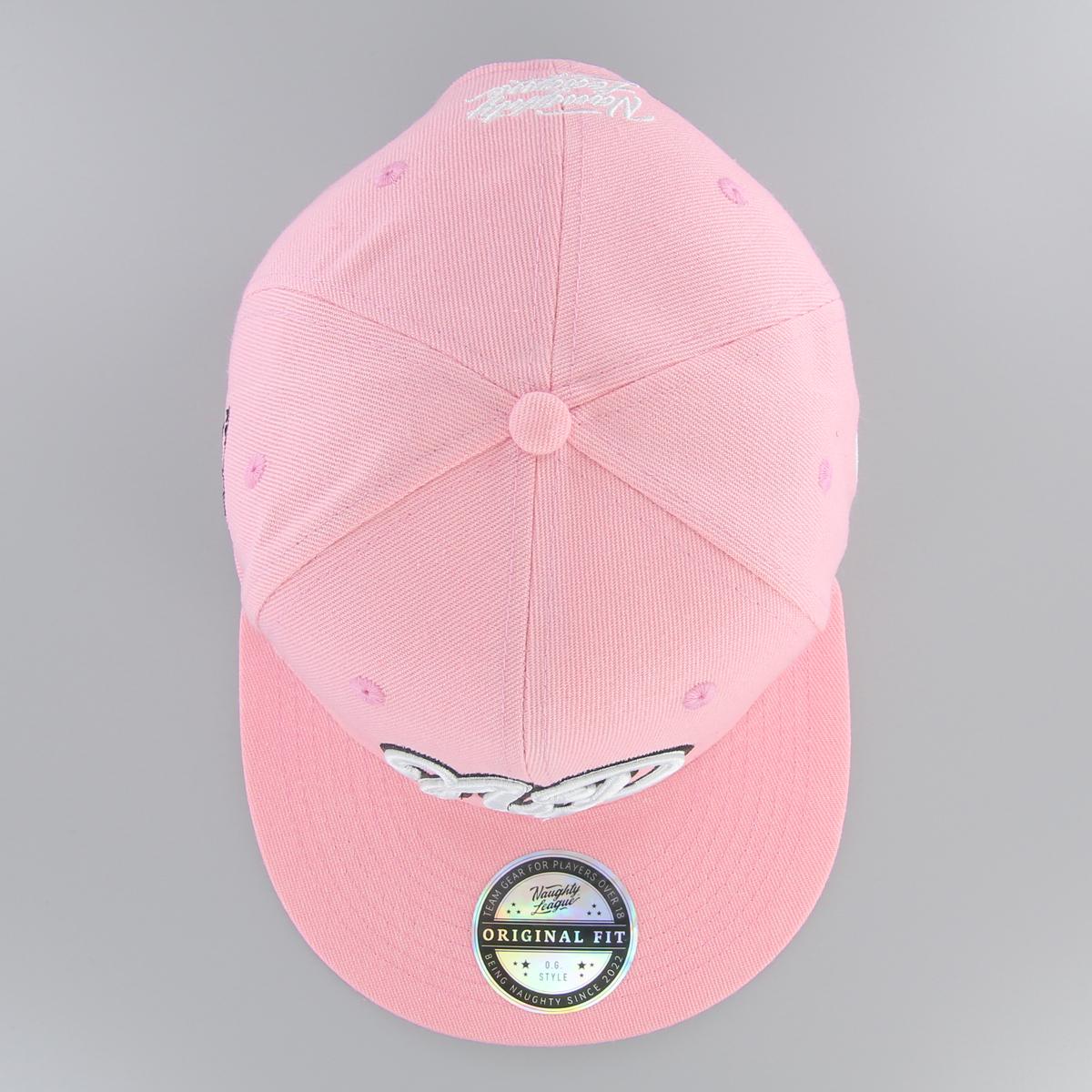 New York Notorious Pigs Snapback Baby Pink