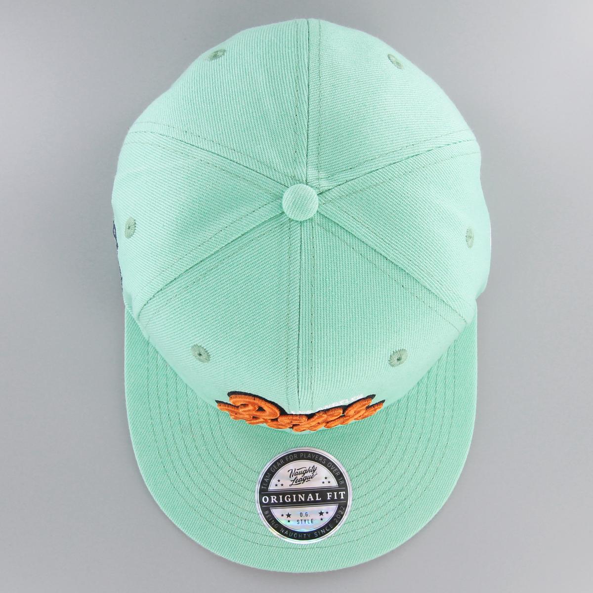 Los Angeles Dope Heads Fitted Aqua