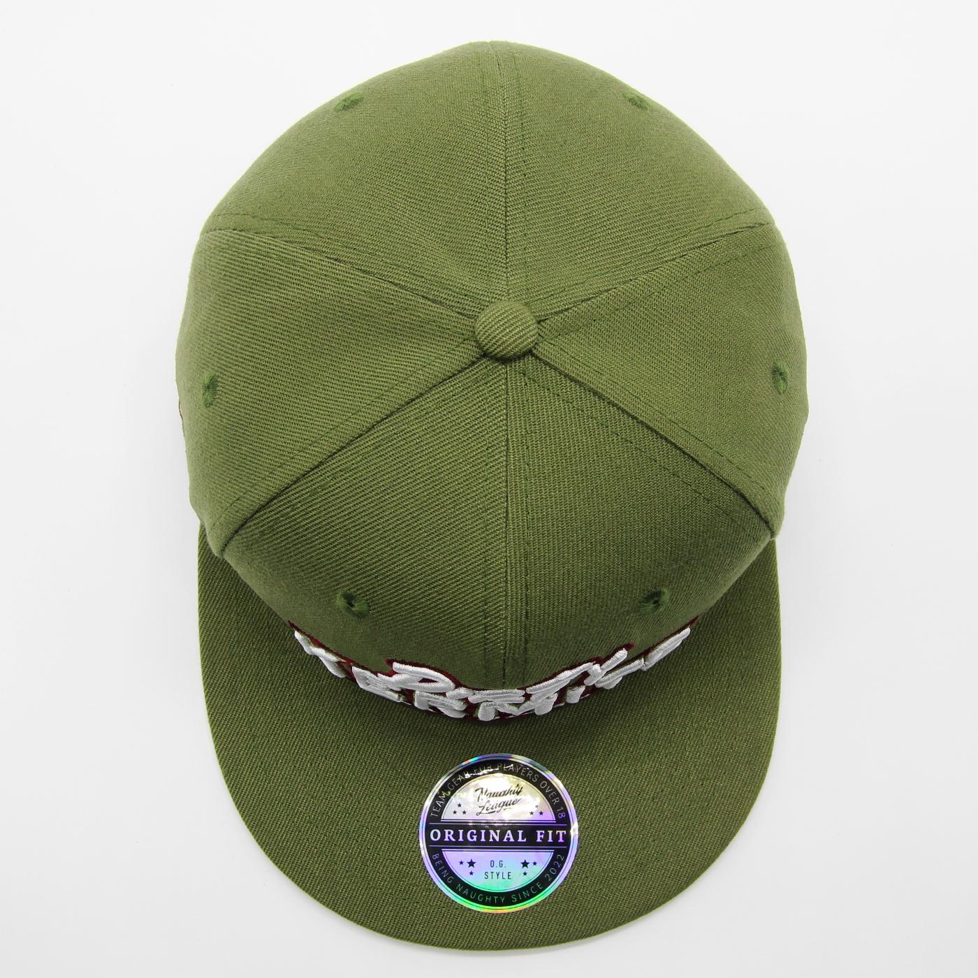 San Diego Dirty Kermits Text Logo fitted Olive