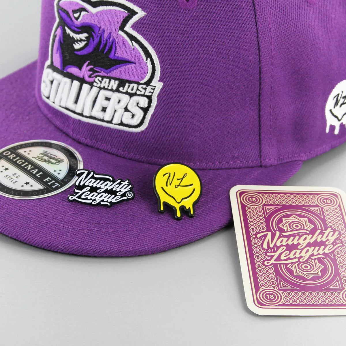 San Jose Stalkers Fitted purple