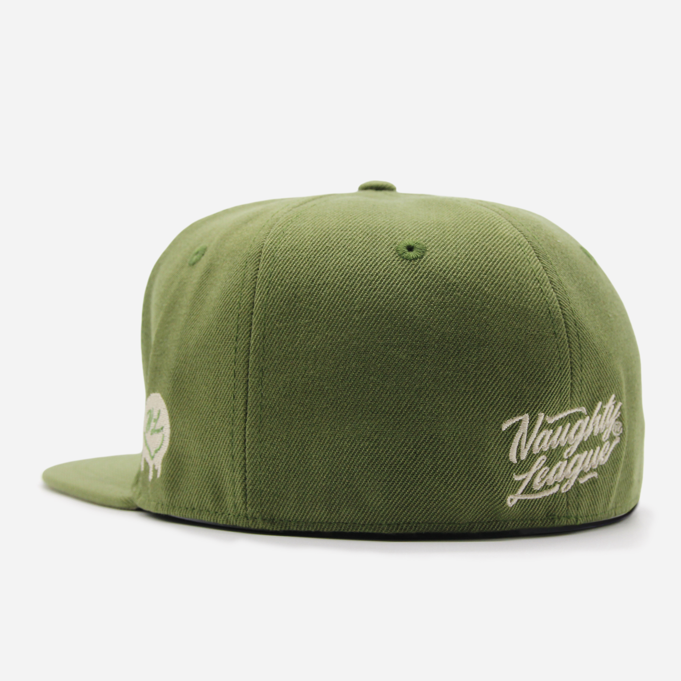 San Diego Dirty Kermits Text Logo fitted Olive