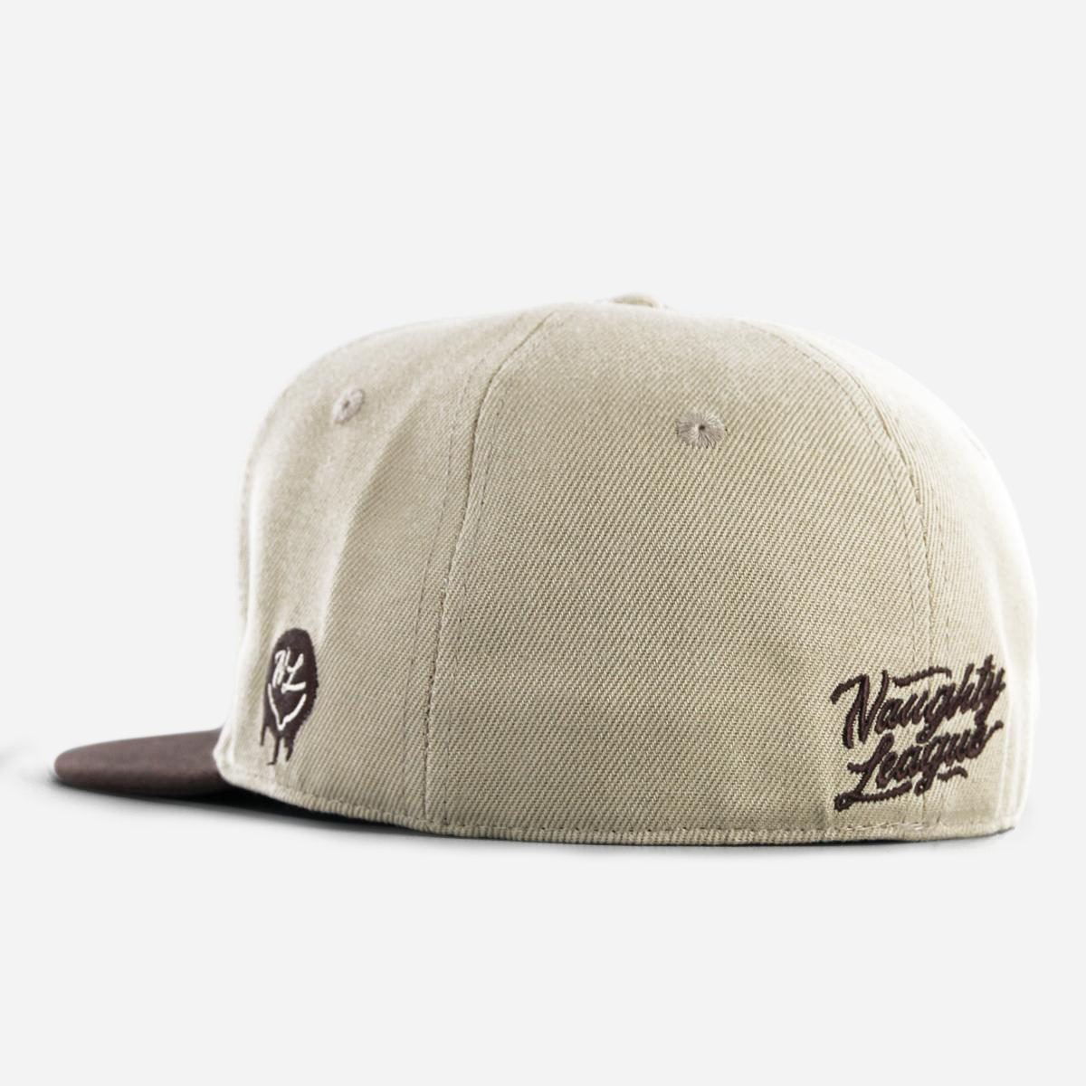 Houston Horndogs Fitted Khaki/Brown