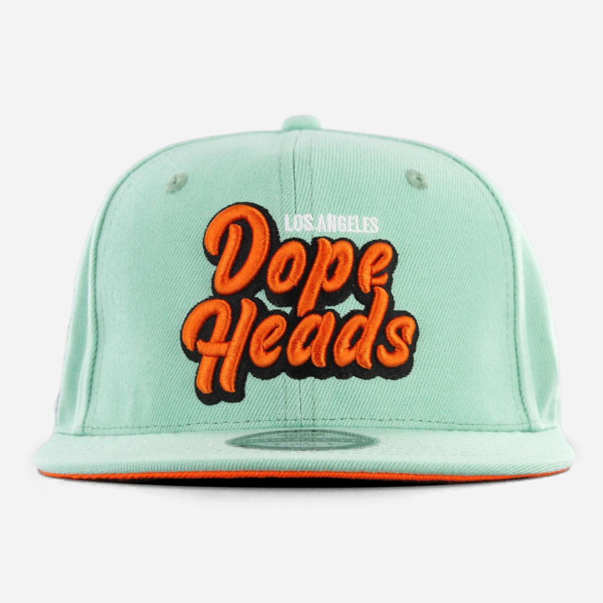 Los Angeles Dope Heads Fitted Aqua