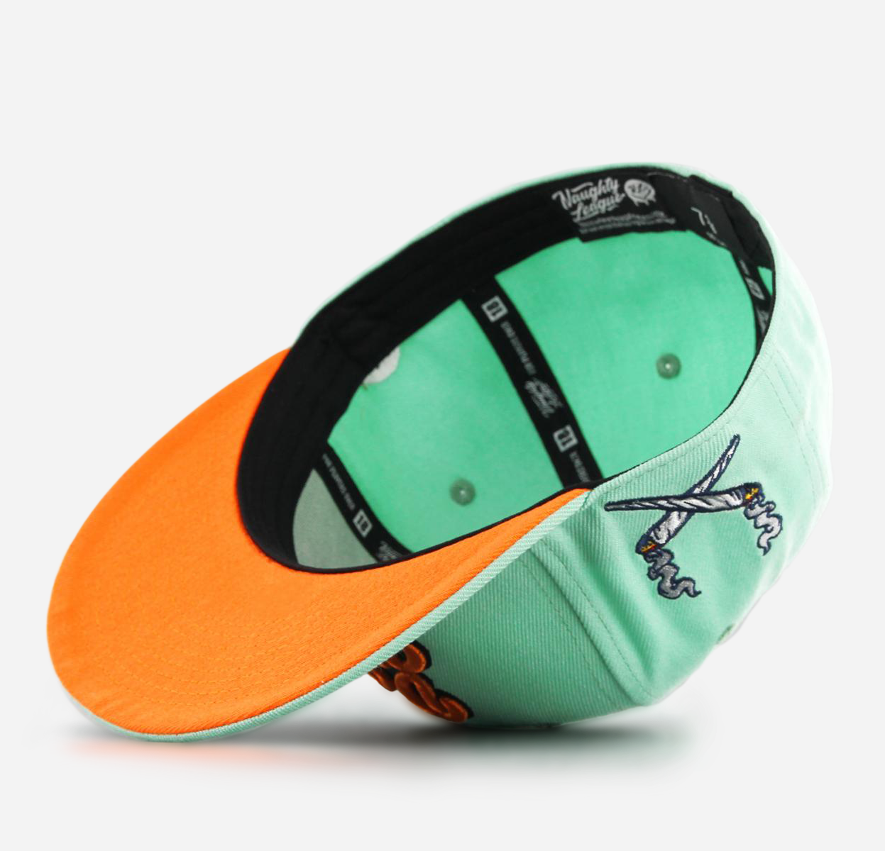 Los Angeles Dope Heads Fitted Aqua