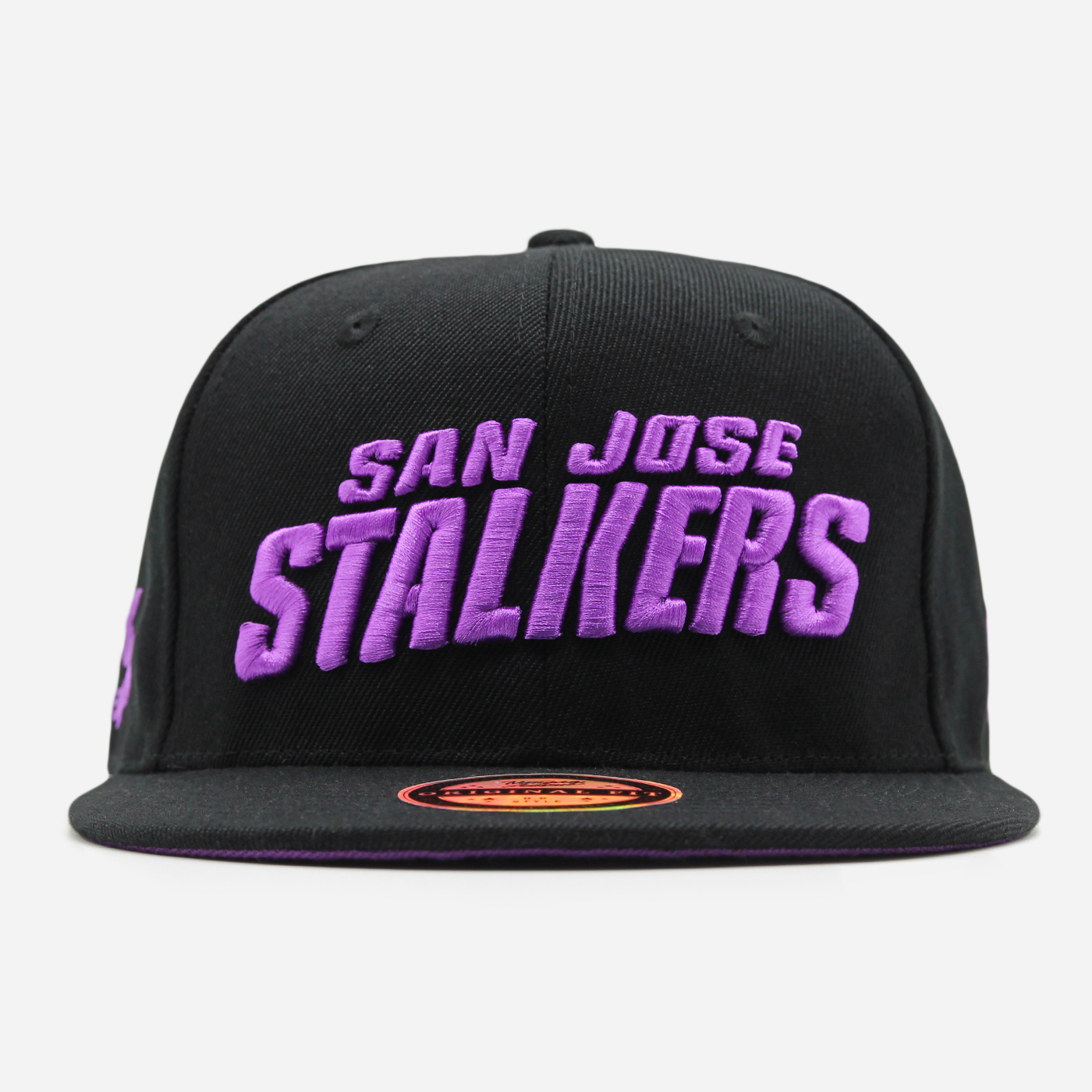 San Jose Stalkers Text Logo Snapback black