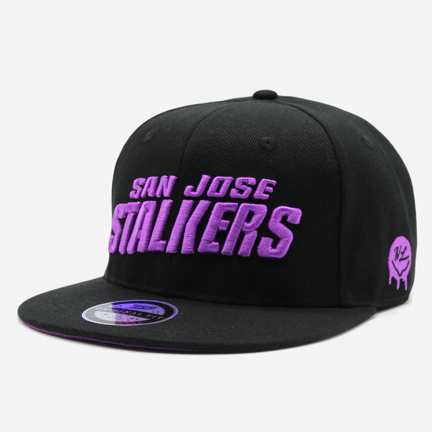 San Jose Stalkers Text Logo fitted black